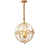MEGHALI Lustre Simple Moderne Pendentif en Cristal 3 lumières luminaires décoratifs pour Restaurant Boutique café Salon Chambre Cuisine escalier Couloir
