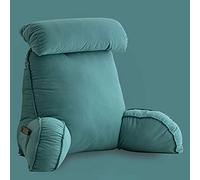 MEGHI Coussin de Lecture avec accoudoirs Coussin Lombaire Oreiller Dorsal pour S'asseoir dans Son Lit Gros Coussin Canapé Accoudoir TV Dossier pour Travailler Lire et Jouer