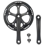 MEGHNA 38/46/48 * 170mm Pédalier de vélo Pédalier ALU-Kurbeln Garniture de chaîne Pour VTT/Vélo de ville/Vélo urbain/Vélo de dame (48T)