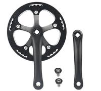 MEGHNA 38/46/48 x 170 mm Pédalier de vélo Pédalier en aluminium Pédalier pour VTT / vélo de ville / vélo femme (46T)
