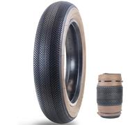 MEGHNA Fat Bike Tire Pneu de vélo 20/26 x 4" Mid-Friction compatible avec VTT Snow et Beach Bike (26 x 4, 1 pièce)