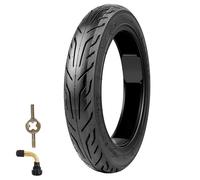 MEGHNA Pneu sans chambre à air Solid Tires (14 x 2,50) pour vélo électrique - Pneu auto-cicatrisant anti-crevaison 60/100-10, 36 PSI - Gaine robuste sans chambre à air