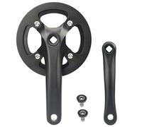 MEGHNA Singel Speed Pédalier 38T Crankset 170 mm Pédalier de vélo avec manivelles en aluminium Pédalier VTT/vélo de ville/vélo pour femme/vélo électrique