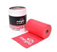 Meglio Rollo de Banda de Resistencia - (23 metros) Banda de Ejercicio Sin Látex Para Fortalecer Los Músculos, Banda de Pilates Para Fitness, Flexible, Fisioterapia, Bandas de Estiramiento y Yoga