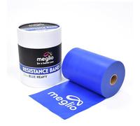 Meglio Rollo de Banda de Resistencia - (23 metros) Banda de Ejercicio Sin Látex Para Fortalecer Los Músculos, Banda de Pilates Para Fitness, Flexible, Fisioterapia, Bandas de Estiramiento y Yoga