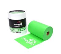 Meglio Rollo de Banda de Resistencia - (23 metros) Banda de Ejercicio Sin Látex Para Fortalecer Los Músculos, Banda de Pilates Para Fitness, Flexible, Fisioterapia, Bandas de Estiramiento y Yoga