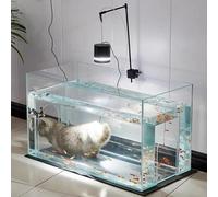 MegLob Aquarium De Luxe pour Chat Déprimé, Grand Aquarium De 96 L, Panier Et Aquarium 2 en 1 pour Chat, Aquarium De 24 Gallons pour Chat Stressé,Fish Tank Only