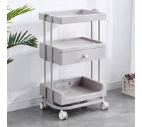 MegLob Chariot De Salon De Beauté De Luxe, Chariot Roulant Pour Soins Du Visage, Table D'appoint Pour Esthéticienne Professionnelle, Chariot Organisateur D'outils De Coiffure,White pro