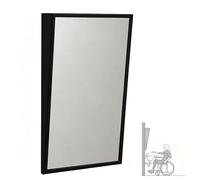 MegLob Grand Miroir Mural En Acier Inoxydable ;Miroir Pleine Longueur Pour Les Utilisateurs De Fauteuils Roulants ;Angle D'inclinaison Fixe;Centres Commerciaux,Aux Hôtels Et Aux Campus,Aa50*70cm
