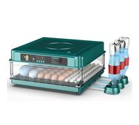 MegLob Incubateur D'oeufs, Incubateur Professionnel pour L'éclosion D'oeuf, Incubateur D'oeufs avec Tueur D'oeufs Automatique Et Contrôle D'humidité Numérique,64 Eggs