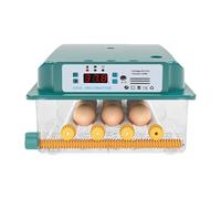 MegLob Incubateur D'oeufs Intelligents, 12 Incubateurs D'oeufs De Poulet pour Les Œufs À Éclos, Mini Automatique Professionnelle 9-12 PC avec Contrôle De La Température