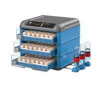 MegLob Incubateur D'œufs Grande Capacité, 128 À 500 Œufs De Poule pour L'éclosion, Incubateur Automatique avec Retournement Automatique des Œufs Et Contrôle De L'humidité, Mire-Œufs Intégré,152 Eggs