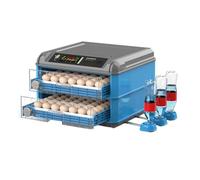 MegLob Incubateur D'œufs Grande Capacité, 128 À 500 Œufs De Poule pour L'éclosion, Incubateur Automatique avec Retournement Automatique des Œufs Et Contrôle De L'humidité, Mire-Œufs Intégré,128 Eggs
