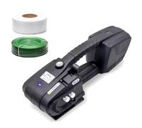 MegLob Machine De Cerclage Électrique Automatique, Machine De Cerclage Portable, Machine De Cerclage Portative Pour Ceinture PP Et PET, Pour Emballage Rapide,1 battery