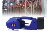 MegLob Machine De Cerclage Électrique Solide, Outil De Cerclage Industriel En PP PET, Machine De Cerclage Portative Sans Sous-Bandage, Pour Entrepôt/Usine,2 batteries
