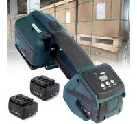 MegLob Machine D'emballage Électrique Automatique, Tendeur D'affichage Numérique 3200N, Presse D'entrepôt Portable Pour Boîte D'emballage, Machine De Cerclage Automatique,1 battery