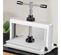 MegLob Presse À Papier Manuelle, Dispositif De Presse À Reliure Polyvalent, Machine À Aplatir Le Papier Robuste, Machine À Aplatir Les Reçus Financiers