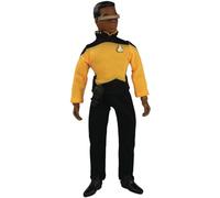 MEGO - Lt. Commander Geordi La Forge Star Trek TNG - Figurine d'action de 20,3 cm - Mego Sci-Fi, multicolore - pour les fans et les collectionneurs âgés de 17 ans et plus, petit