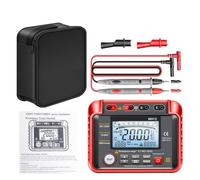 Mégohmmètre, MH12 Numérique Isolant Résistance Mètre Mise à La Terre Voltmètre Haute Tension pour Tests Électriques Sécurité