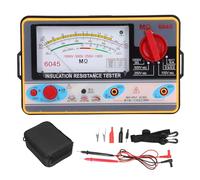 Mégohmmètre TY6045 Mégohmmètre de Résistance d'isolation, Testeur Testeur d'isolement Mégohmmètre Portable 1000 V 5 MΩ-2000 MΩ Mesures de Résistance ABS Mètre 10-2000 M ± 10% de Longueur