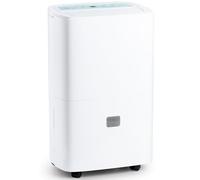 Megonia Deshumidificateur d'Air 90L/Jour avec Pompe 5m et Réservoir 8L - Déshumidificateur Électrique Silencieux 43dB pour Cave/Maison/Salle de Bain/Bateau (240m²)