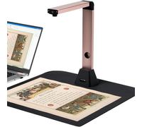 Megonia Scanner Portable A3 Automatique: 8MP Haute Résolution Format A3 OCR Professionnel 3 Niveaux LED USB Caméra DocumentPour Bureau École Télétravail Présentation Bibliothèque Conférence