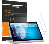 MEGOO [2 pièces] Protecteur d'écran Microsoft Surface Book 3 (15 pouces) [Protection en verre trempé HD] Protecteur d'écran anti-rayures pour Surface Book 2 installation facile