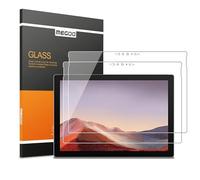 MEGOO [2 Pièces protection d'écran pour Microsoft Surface Pro 7 Plus/Surface Pro 7 12.3" Verre Trempé,Installation Facile/Résistant aux rayures