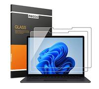 MEGOO [2 Pièces Verre Trempé Protecteur d'écran Surface Laptop 5/ Laptop 4 13.5", Résistant aux rayures/Haute Ultra-claire,Avec Laptop 3/2/1