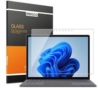 MEGOO Protecteur d'écran pour Microsoft Surface laptop 5, verre trempé/installation facile/compatible avec la mallette, également compatible avec Microsoft Surface laptop 3/4/5 15 pouces.