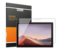 MEGOO Protecteur d'écran pour Microsoft Surface Pro 7 Plus/Surface Pro 7, Verre Trempé/Design ingénieux sur découpes compatible avec Surface Pro 7 12.3"