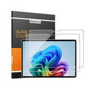 MEGOO Protège-écran AmorShield pour Microsoft Surface Pro 12 pouces - Verre trempé [9H+ Grade Militaire], [Protection 3X Incassable], Anti-empreintes digitales, Installation facile, Lot de 2