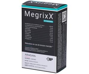 MEGRIXX® | Magnésium, vitamine D & mélatonine Charge mentale Comprimé(S) 60 pc(s)