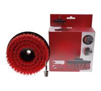 Meguiars Brosse à disque pour perceuse M14 en nylon 150 mm Rouge