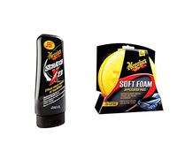 Meguiar's G10307F Scratch X 2.0-207 ml & ME X3070 Soft Foam Applicator Pads Tampon Applicateur Mousse