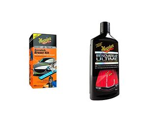 Meguiar's G190200EU Kit Efface-Rayures Rapide & G17216F Rénovateur Ultime - 473 ml