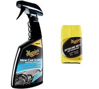 Meguiar's G4216EU New Car Shine - Plastiques Intérieurs - 473 ml & Gant de Finition Detailing Mitt X1804EU