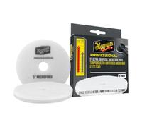 Meguiar's Professional Tampons Microfibre Auto 5,3"/134,6 mm - 2 Tampons | Pour Polisseuses DA, Corrige Rayures, Swirls Et Hologrammes Sans Micro-Rayures, Lavables Et Réutilisables - M5MFP2EU