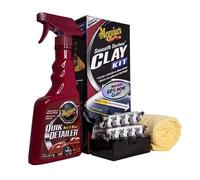 Meguiar's Quik Clay Kit Gomme Argile 80g + Quick Detailer 473ml G1116EU
