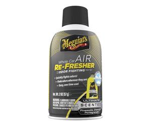 Meguiar's® Ultimate Whole Car Air Re-Fresher G260102F, 2 oz (57g) Bottle, 6/CV