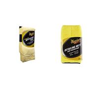 Meguiar's X2035EU Chiffons Microfibre, Jaune & Gant de Finition Detailing Mitt X1804EU