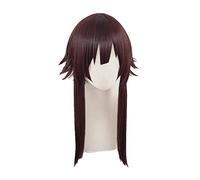 Megumin Cosplay Wig Anime God's Blessing on this Wonderful World Synthetic Dark Red Hair Cosplay Costumes Hair