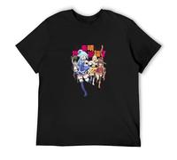 Megumin T Shirt Konosuba T-Shirt Funny Cotton Tee Shirt Print Short Sleeve Men Casual Tshirt Hip Hop Size 3XL