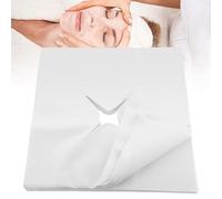 MEGYAD Lot de 200 lingettes pour fente nasale : 40 x 40 cm pour appui-tête ou table de massage, repose-visage de massage pour tables de massage et appuie-tête