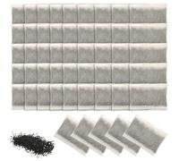 MEGYAD Lot de 50 filtres à eau distillés en noix de coco pour distributeur d'eau et purificateur d'eau pour animaux de compagnie