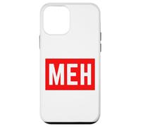 Meh Drôle Auto-obsolète Sarcastique Minimaliste introverti Coque pour iPhone 12 Mini