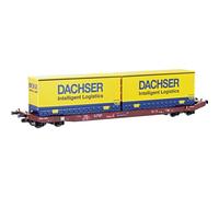 Mehano 28409 Wagon porte-conteneurs HO Sgkkms 698 Dachser de la DB Cargo
