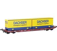 Mehano 28409 Wagon porte-conteneurs HO Sgkkms 698 Dachser de la DB Cargo