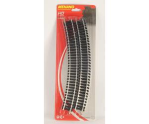 MEHANO F210 Ensemble De 4 Rails Courbes 30° Rail R457,2mm Voie Code 100 H0 1:87