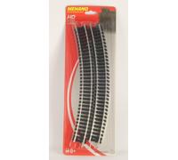 MEHANO F210 Set 4 Rails Courbe 30° Rail R457, 2mm Rail Code 100 H0 1:87